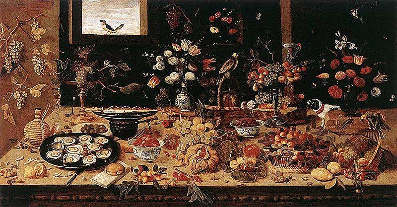 Jan Van Kessel Still life with Oysters oil painting image